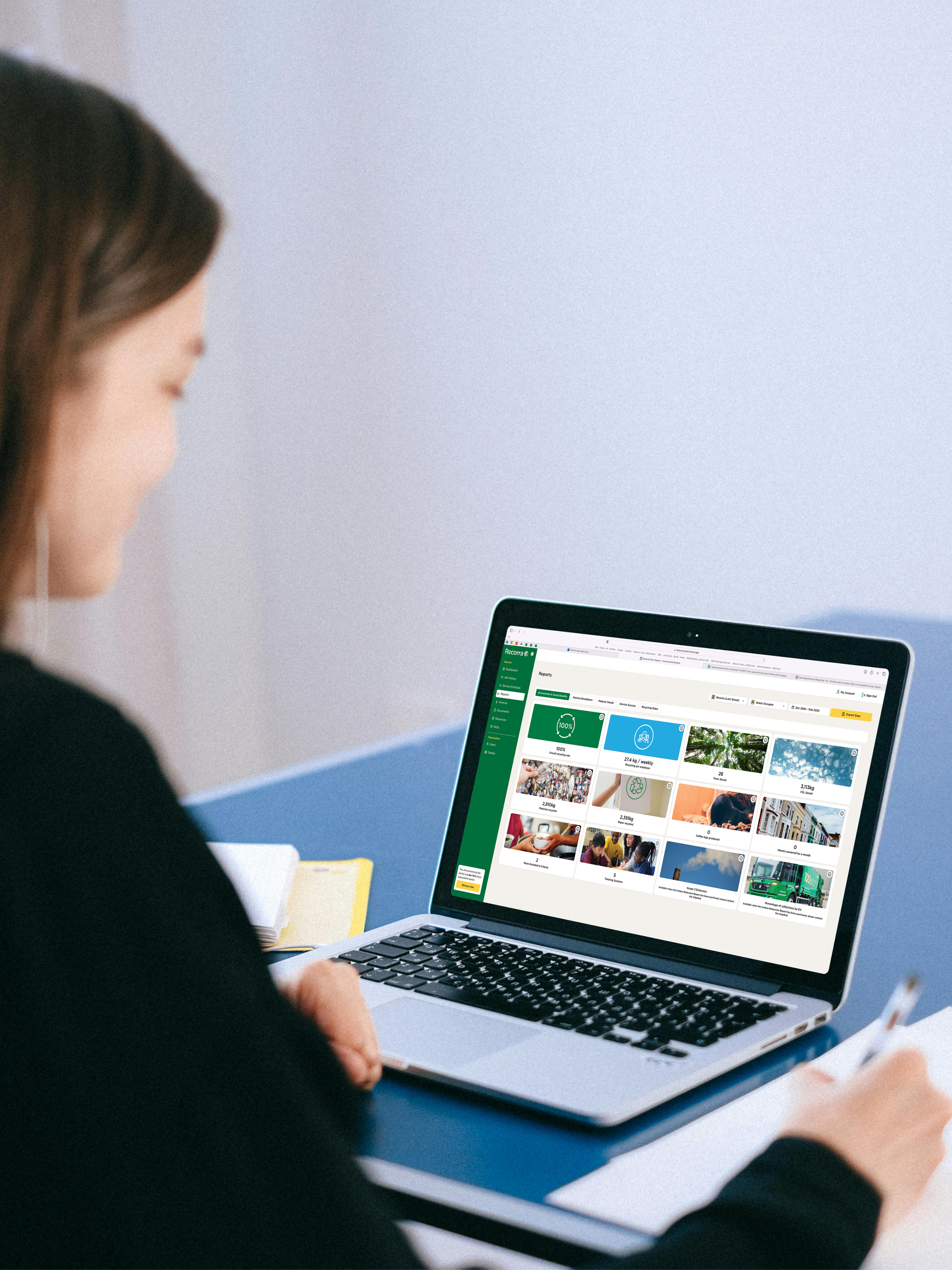 MyRecorra reporting platform