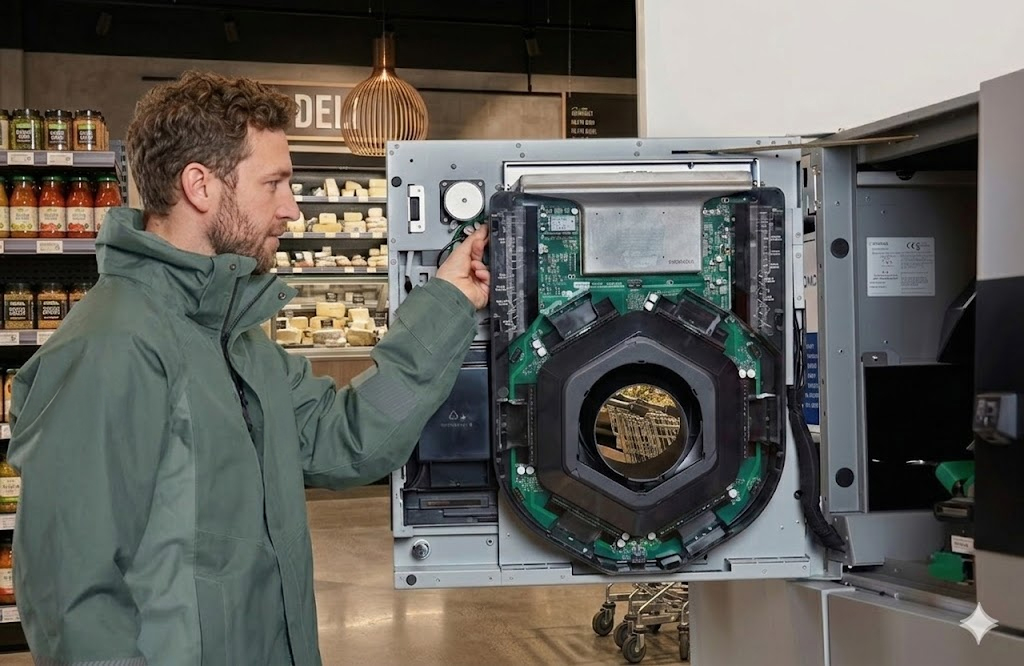 SmartReturn machine servicing view